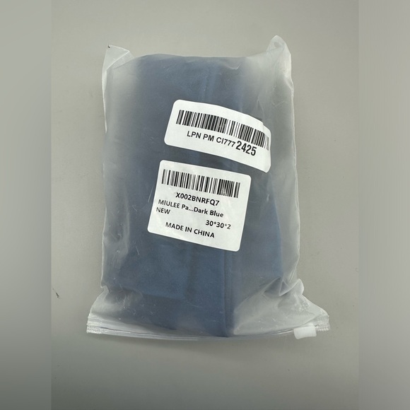 Miulee Velvet Pillow Covers Dark Blue Decorative Square Pillowcase - Picture 5 of 7